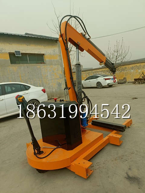 鹿港镇自卸车厢随车吊 自制轮式四不像起重机 四驱平板吊 5吨 贵盛